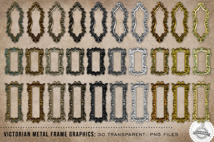Victorian Metal Frames Graphics No. 2