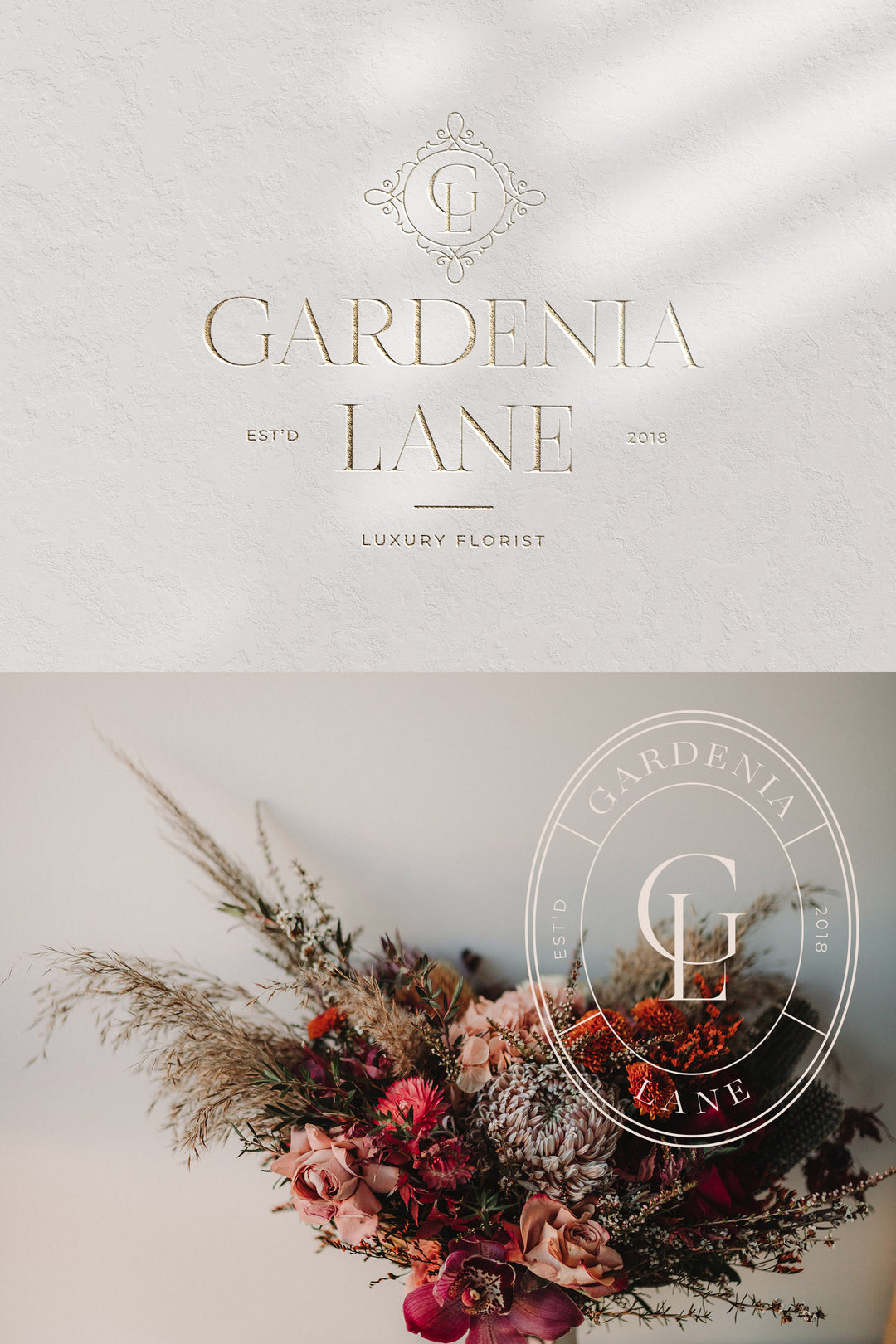 Vintage Modern Semi-Custom Logo & Branding Suite - Gardenia Lane