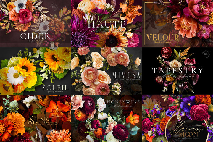 The Ultimate Digital Floral Graphics Bundle