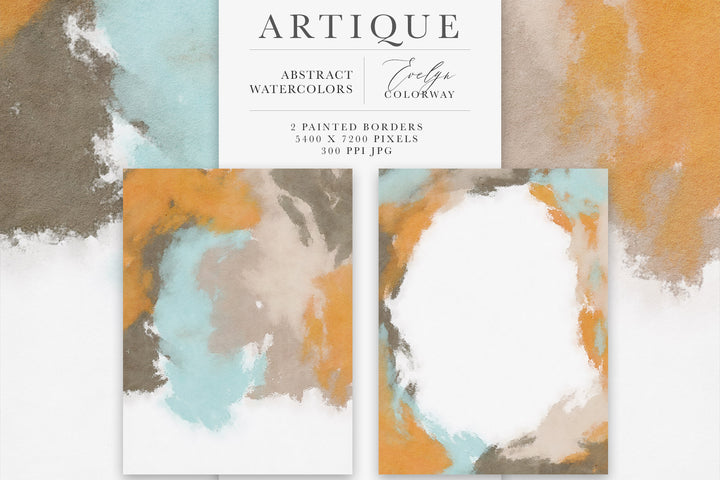 Artique Abstract Watercolor Background Texture Graphics