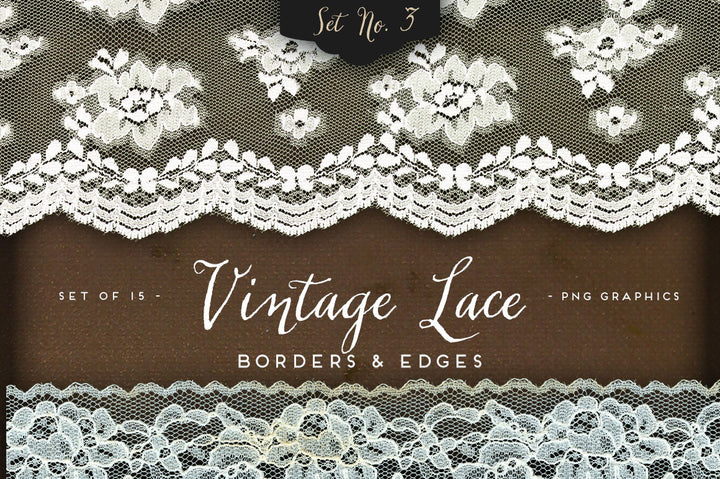 Vintage Lace Borders & Edges No. 3
