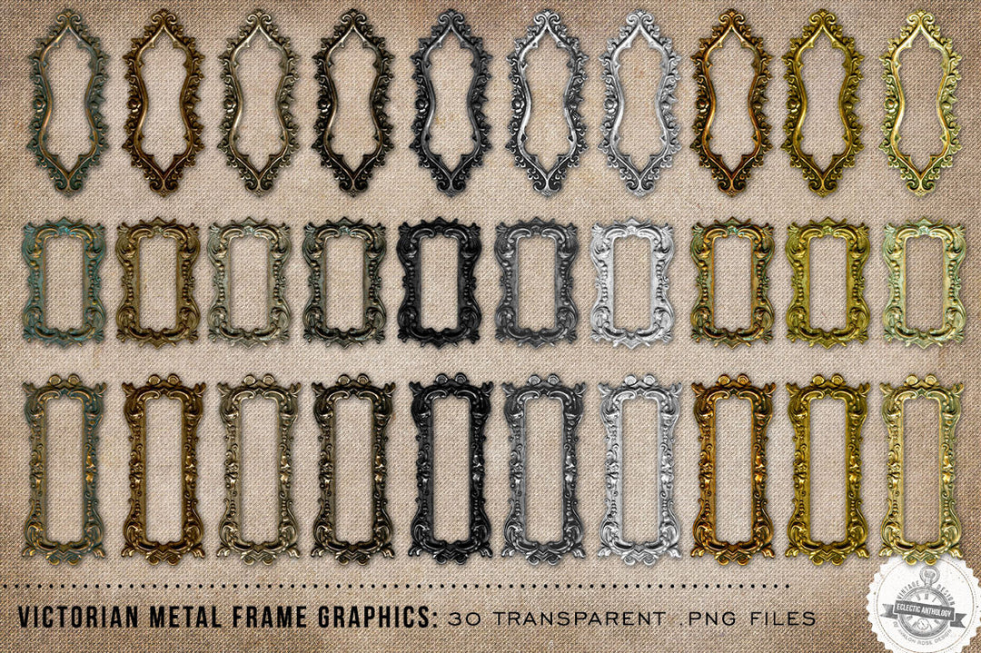 Victorian Metal Frames Graphics No. 2
