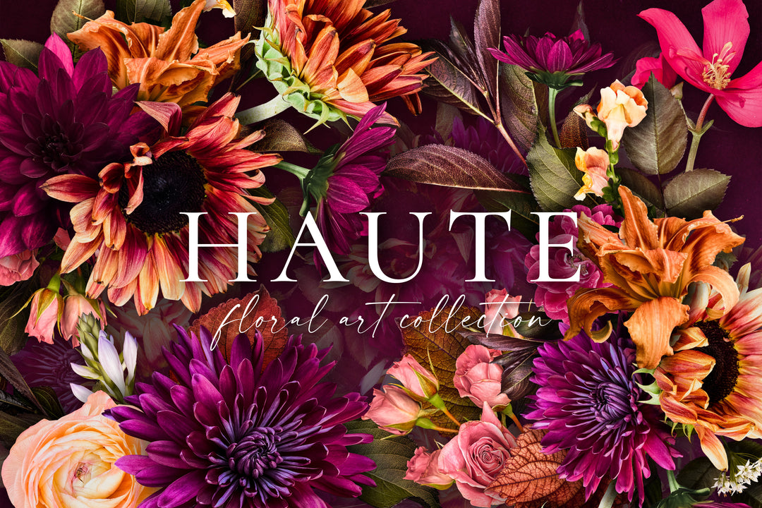 Haute Floral Clip Art Graphics Collection