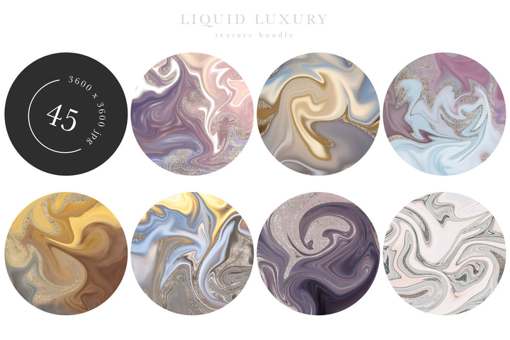 Liquid Luxury Texture Graphics Bundle