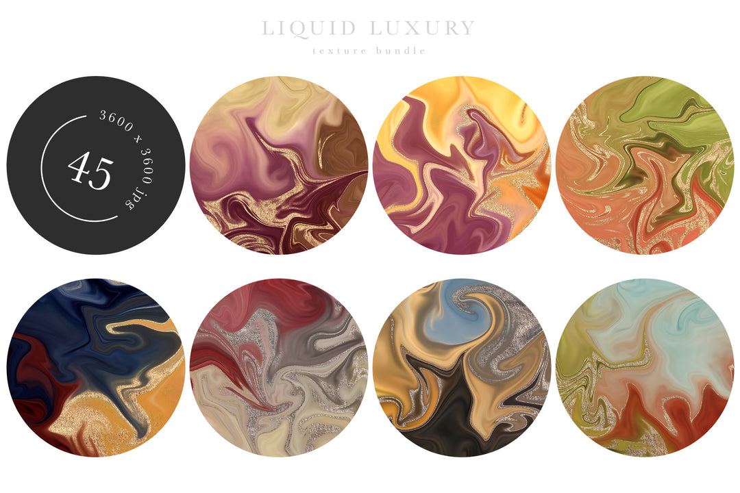 Liquid Luxury Texture Graphics Bundle