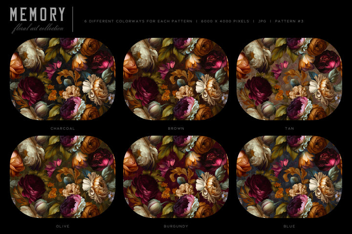 Memory Floral Art & Pattern Collection