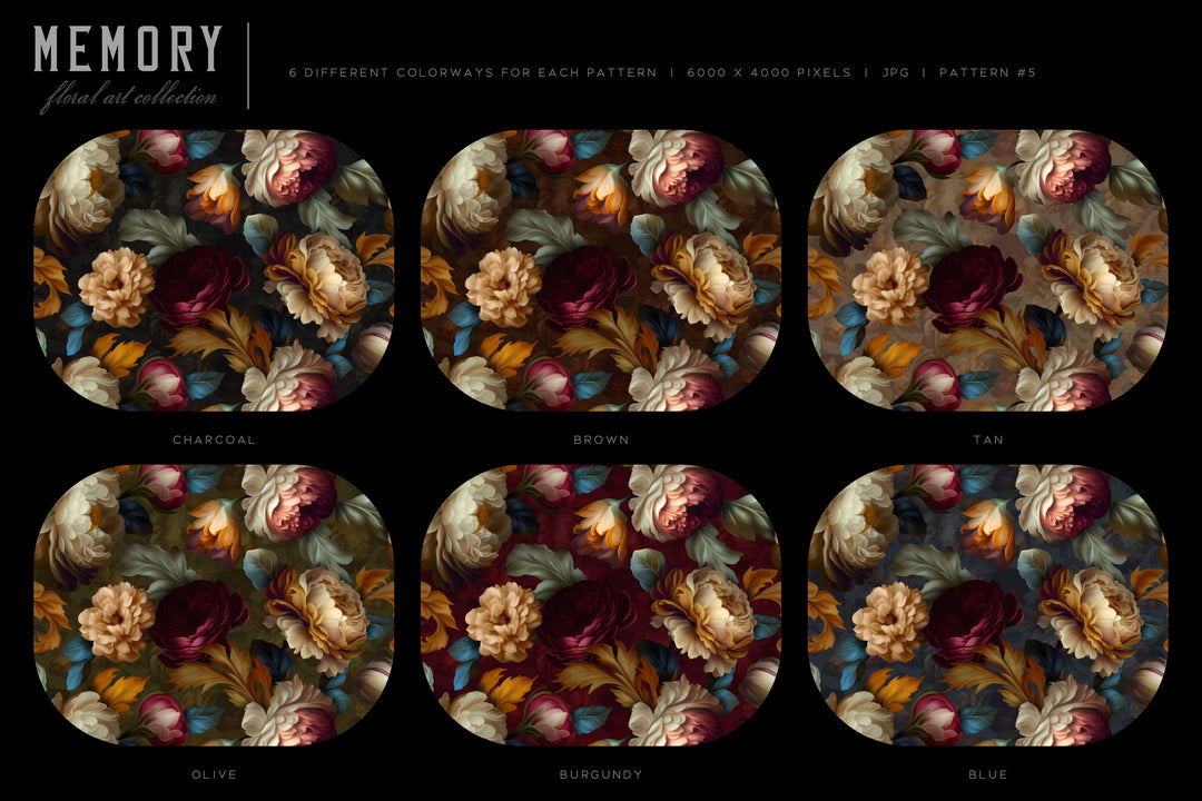 Memory Floral Art & Pattern Collection