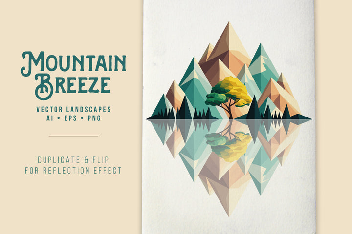 Mountain Breeze Vector Landscapes