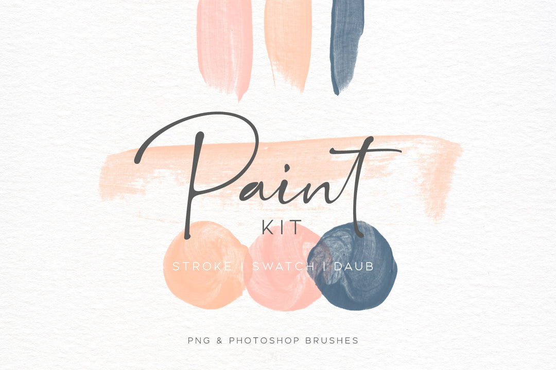 Paint Swatch & Daub Brush Kit