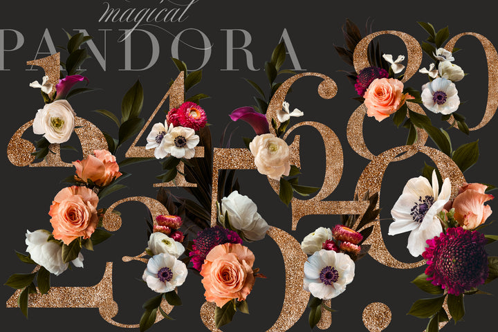 Pandora Moody Floral Clip Art Graphics Collection