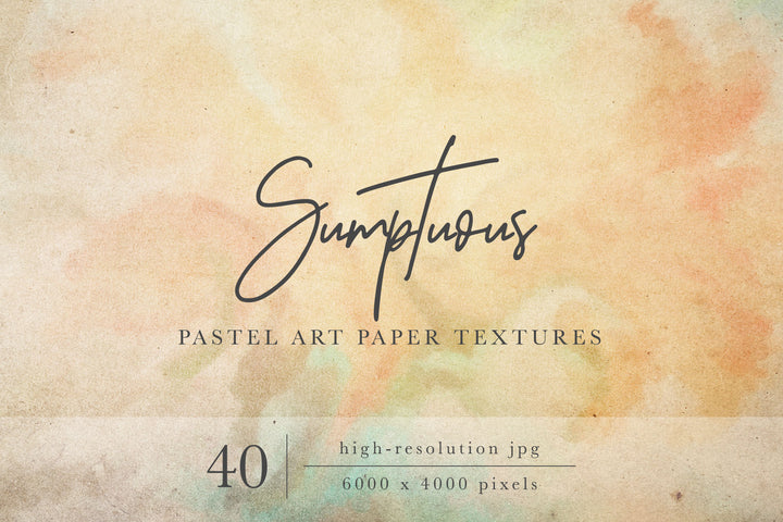 Sumptuous Pastel Art Paper Texture Pack