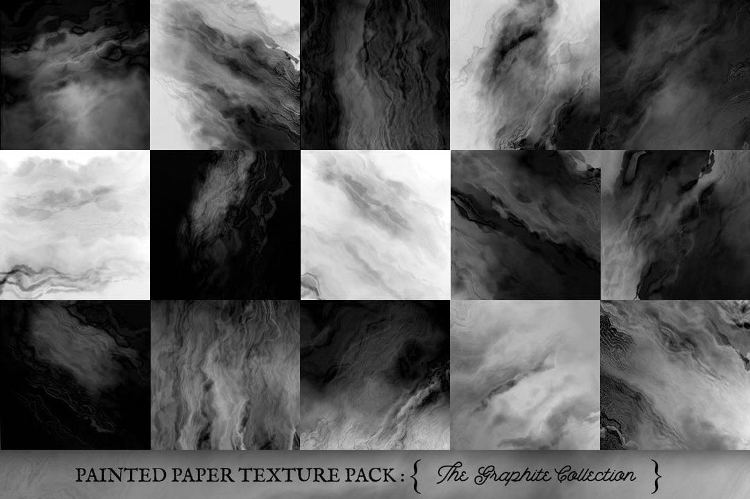 Painted Paper Textures The Graphite Collection