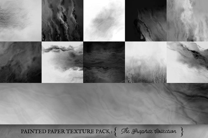 Painted Paper Textures The Graphite Collection