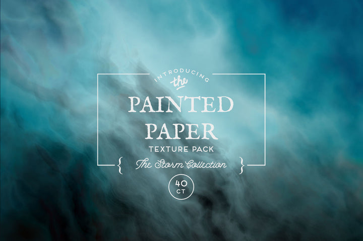 Painted Paper Textures The Storm Collection
