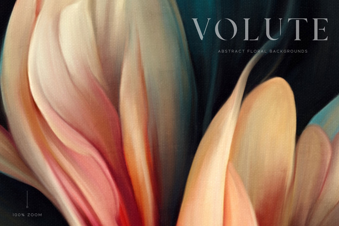 Volute Abstract Floral Background Texture Graphics