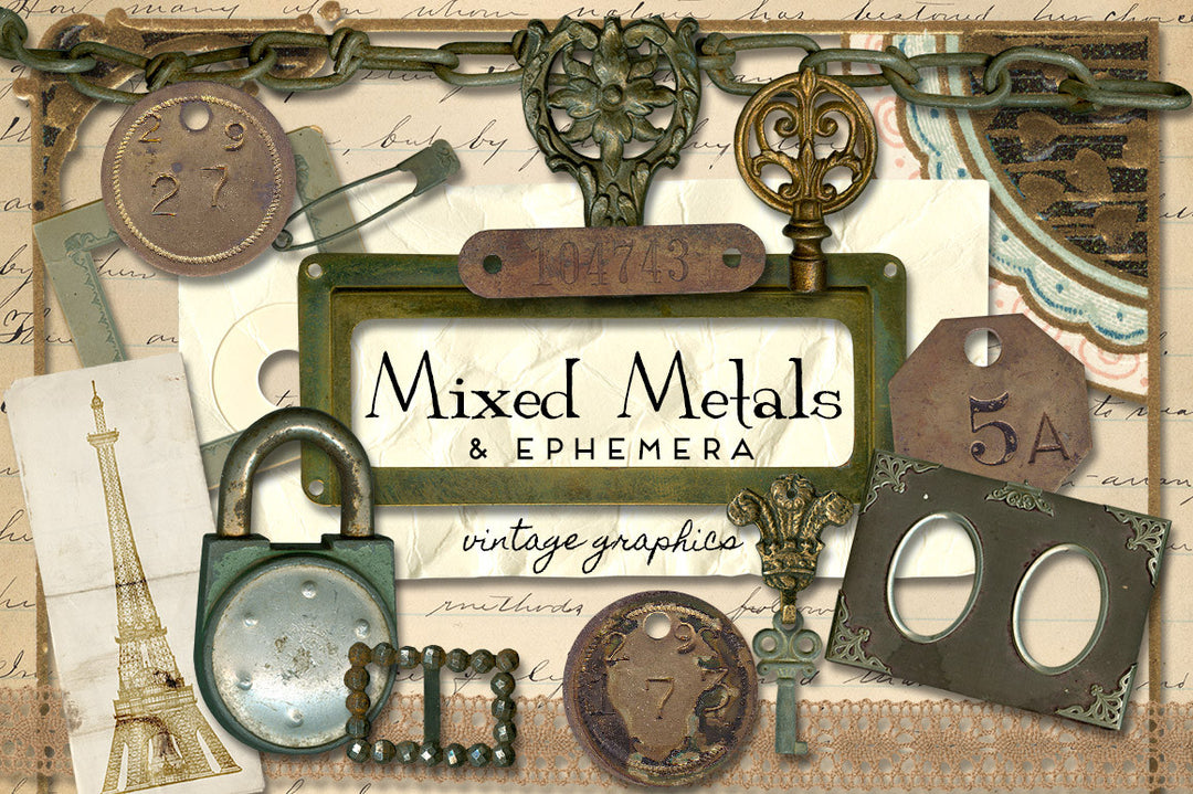 Mixed Metals & Ephemera Graphics